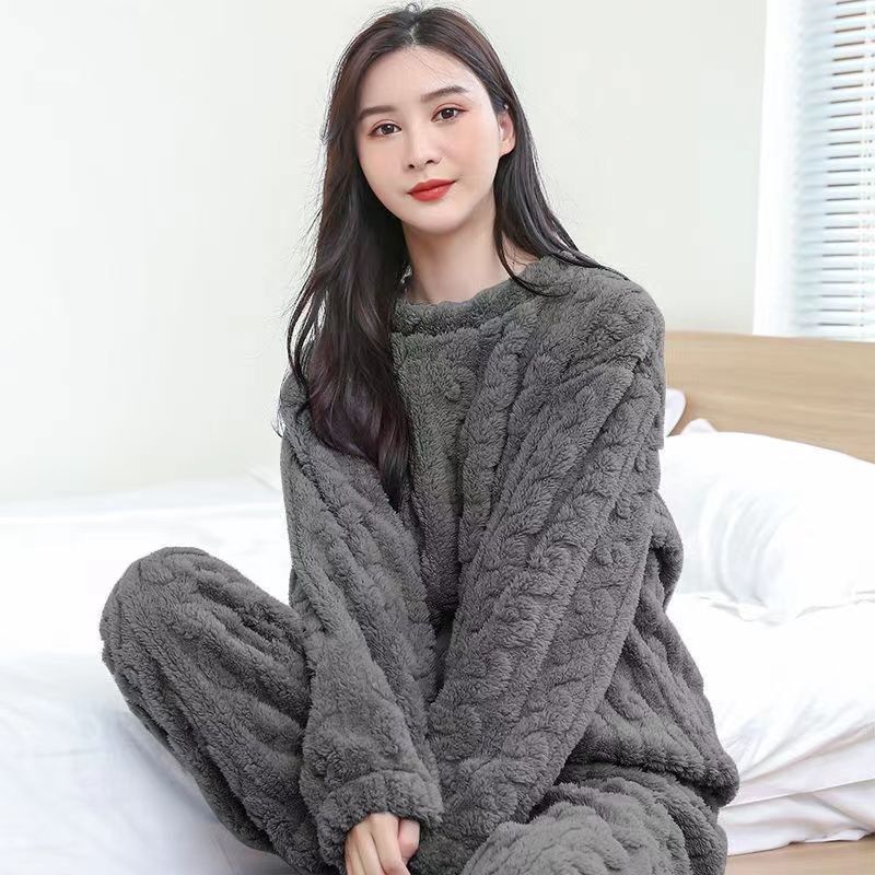 Unisex house suit, lined, warm winter set