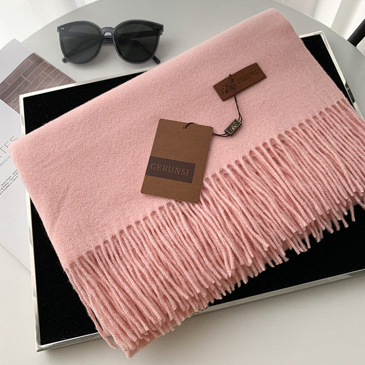 Women's Scarf, solid color, 190x70cm