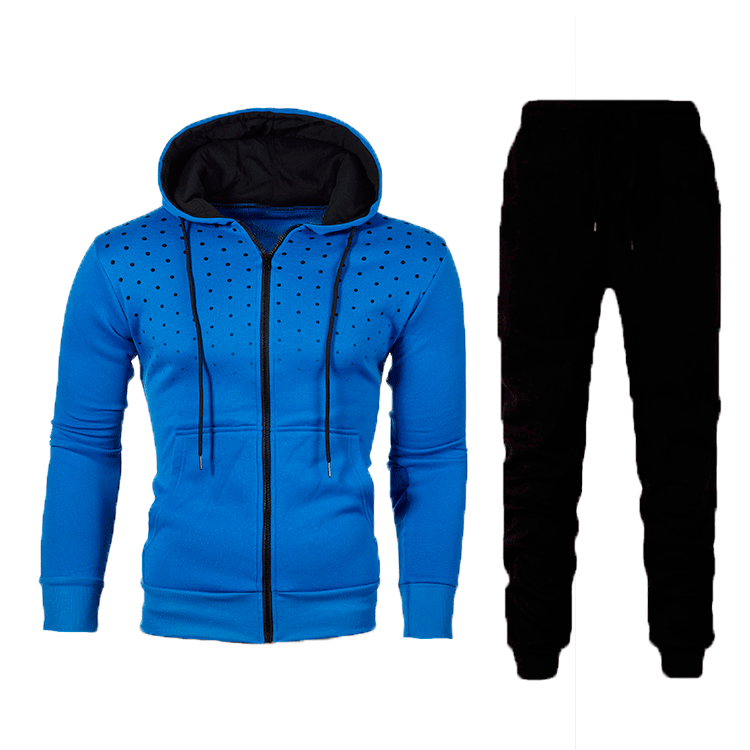 Men's Sports Hoodie and Training Pants Set with Breathable Inserts and Stylish Design Lune London