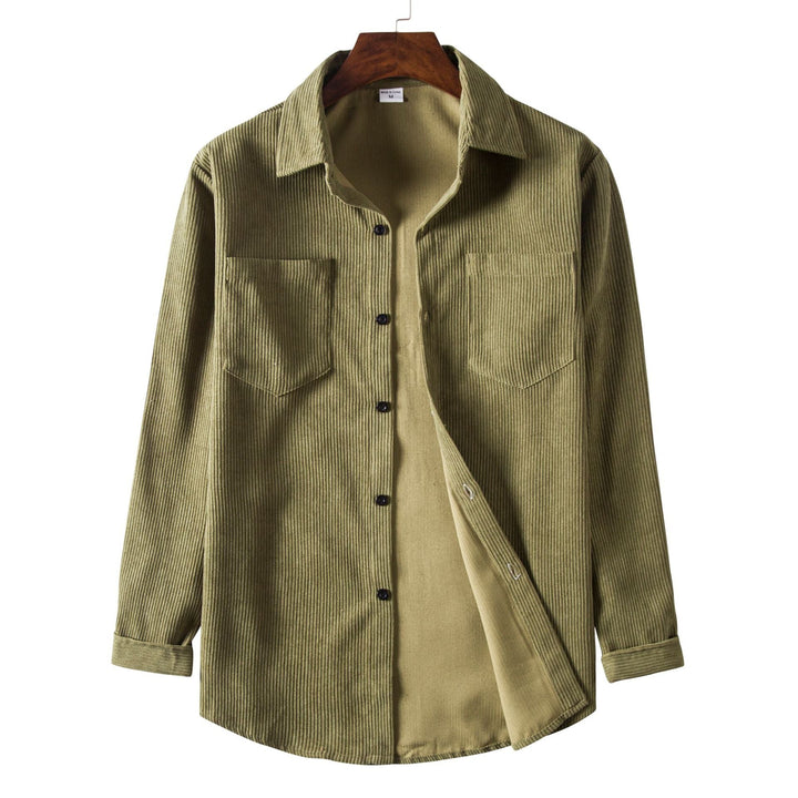 Lune London | Men's cord shirt with practical chest pockets and comfortable fit