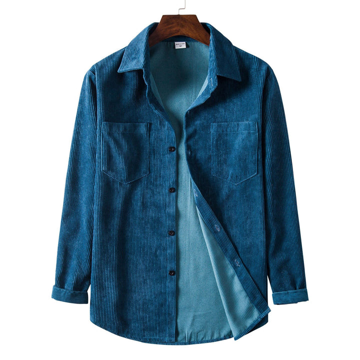Lune London | Men's cord shirt with practical chest pockets and comfortable fit