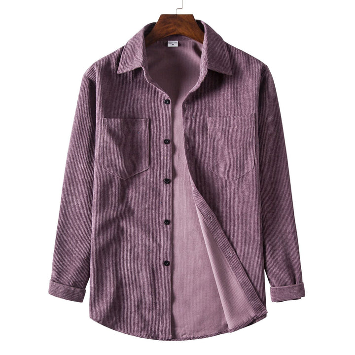 Lune London | Men's cord shirt with practical chest pockets and comfortable fit