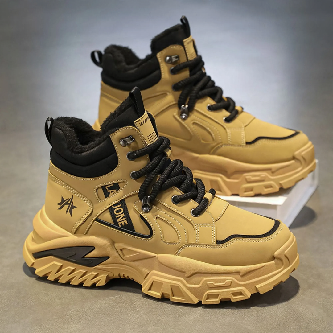 Padded Men's Winter Sneakers, High-Top