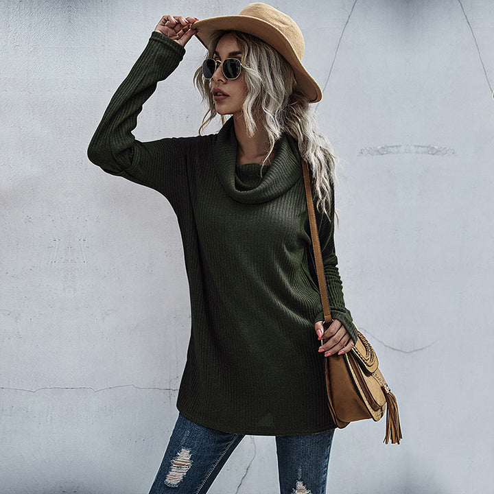 Women casual top with large collar Lune London