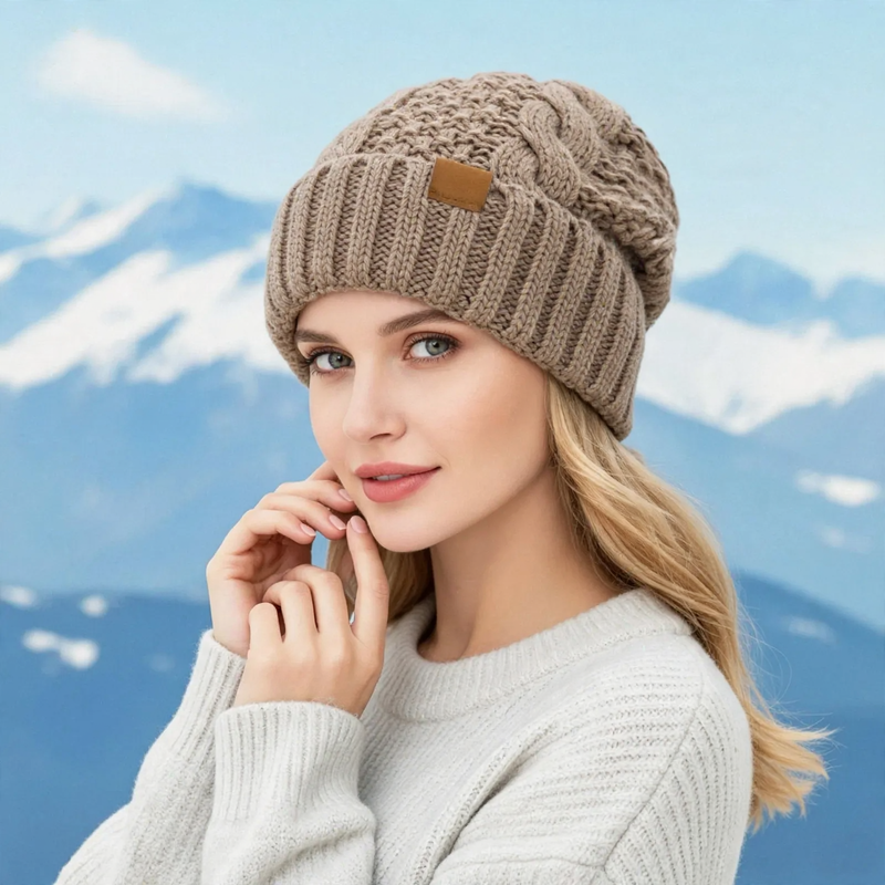 Winter Set: Knit beanie and scarf