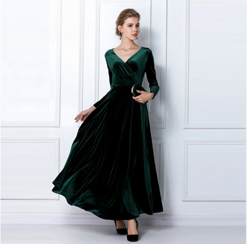 Lune London | Glamorous Chic Dress with Thick V Neck