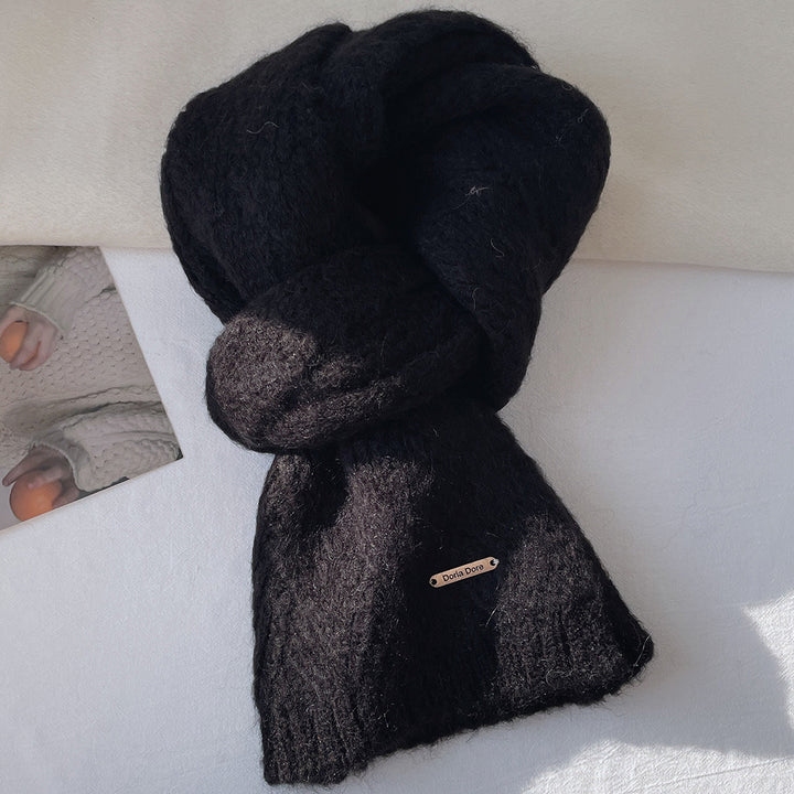 Elegant Alpaca Scarf, 165x24cm
