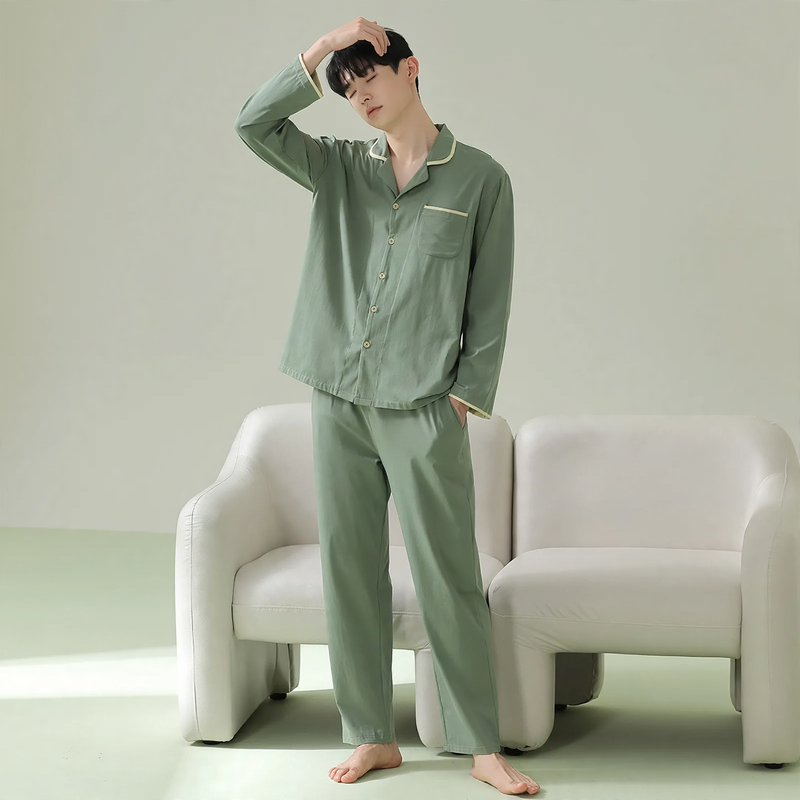 Cotton pajamas, antibacterial, for women and men