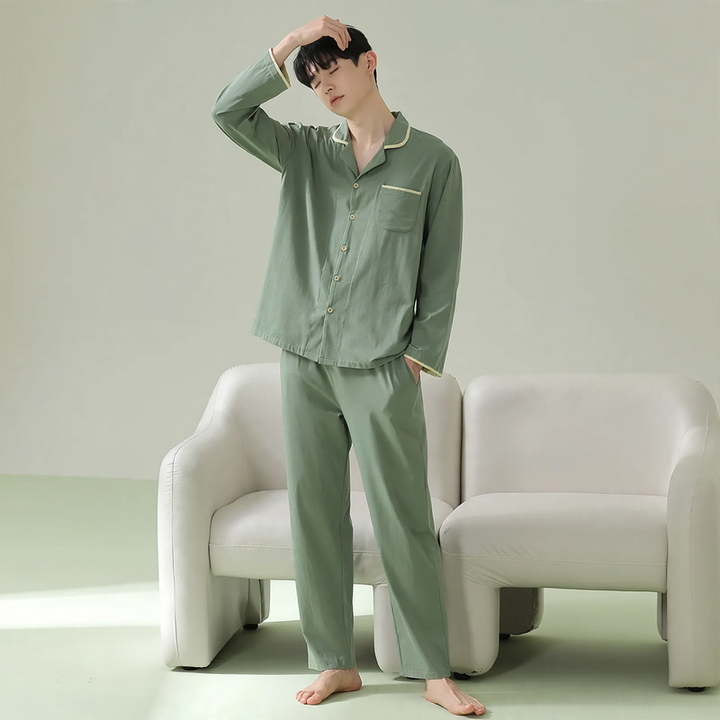 Cotton pajamas, antibacterial, for women and men