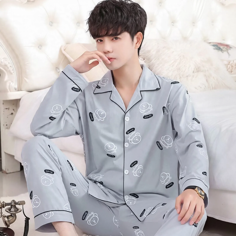 Classic cotton pajamas for men