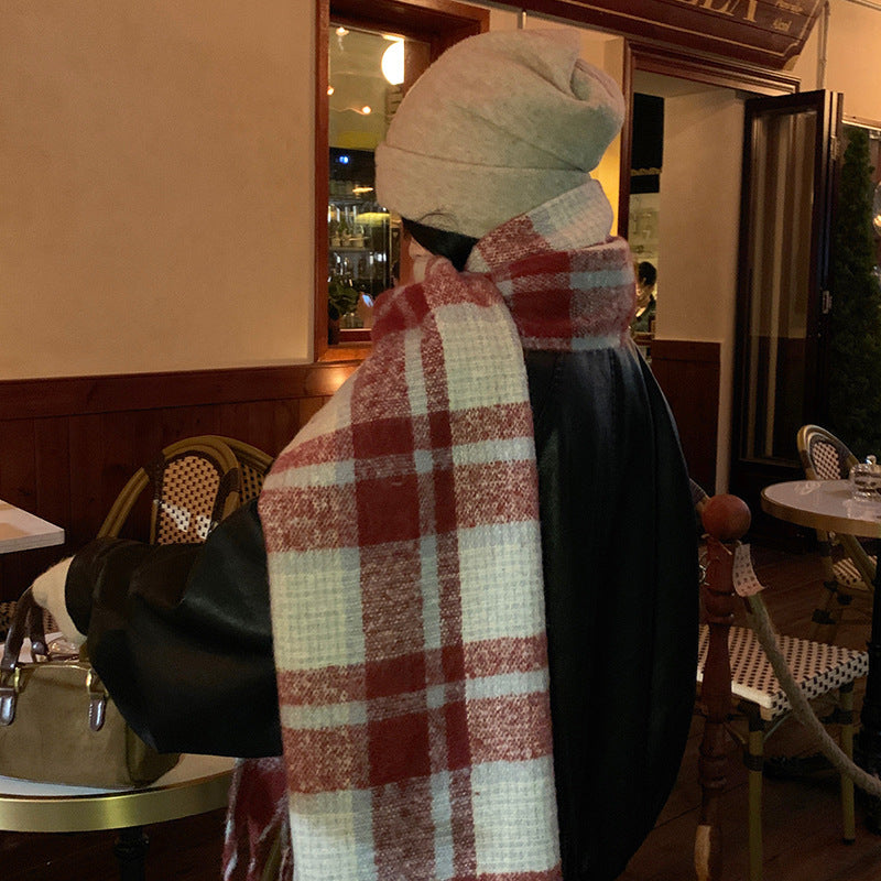 Knitted scarf in Korean style, 200x60 cm