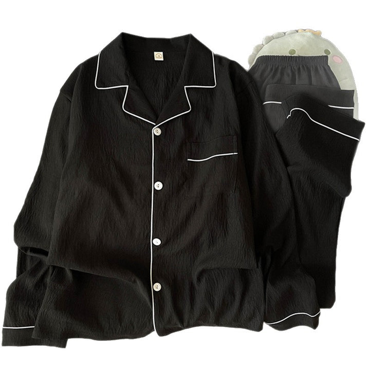 Men's pajama set made of cotton muslin