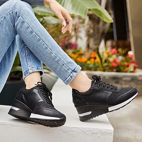 Lune London | High-heel sneaker with wedge design for women