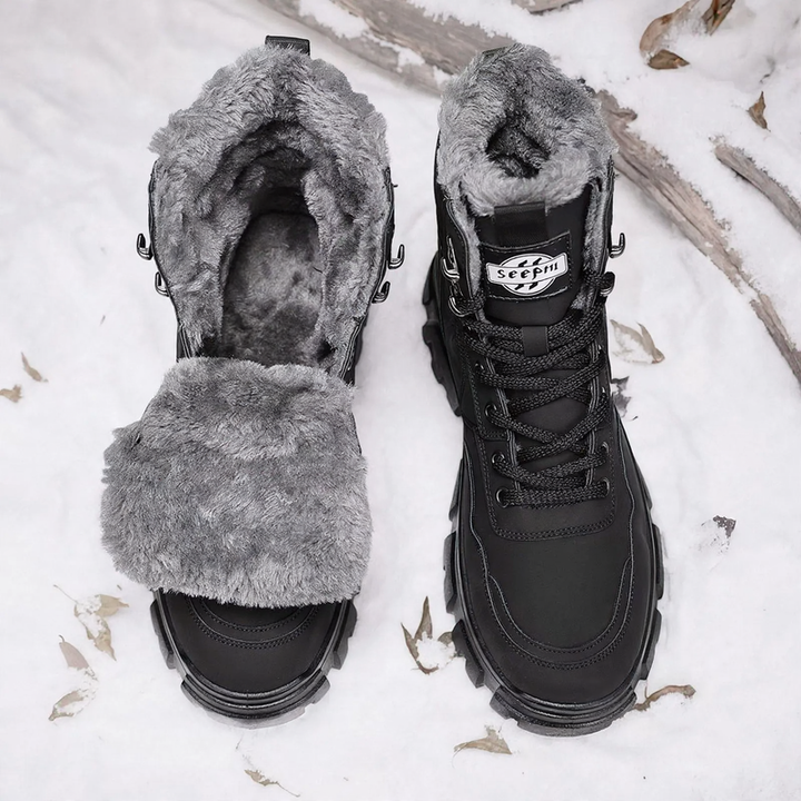 Men's winter boots, insulated, water-repellent