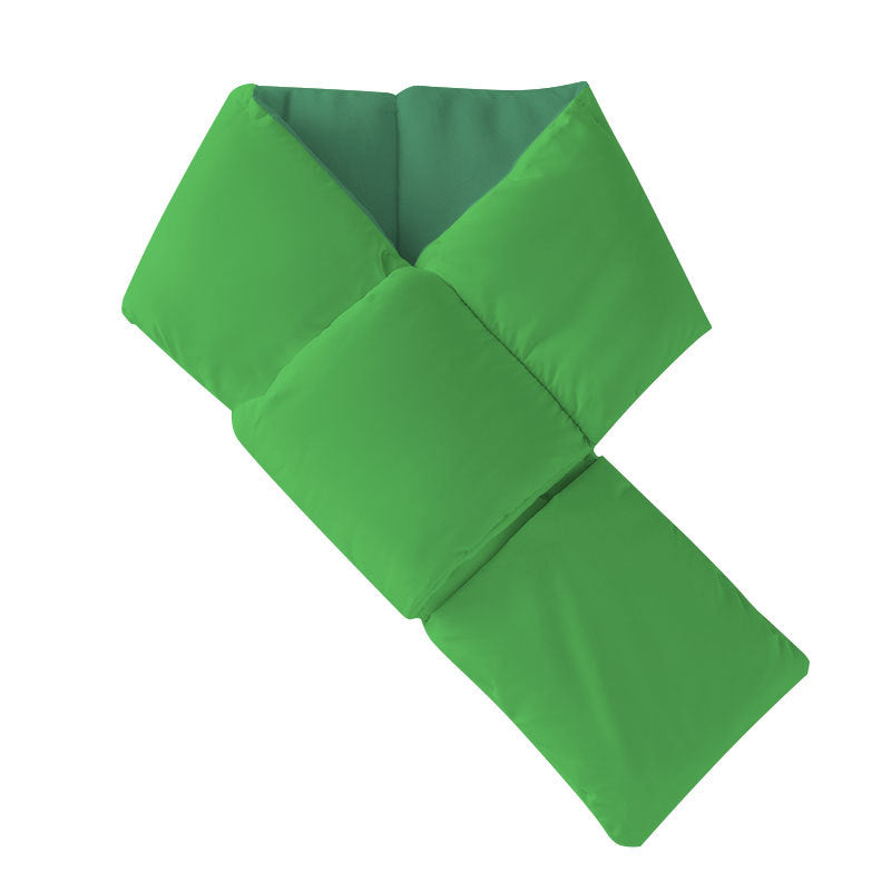 Quilted down scarf, 90x12.5 cm