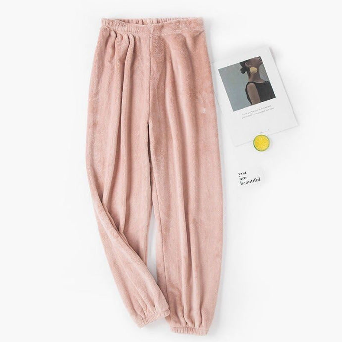 Women's house and sleep pants, lined, winter