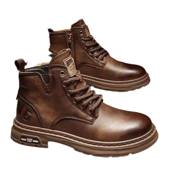 Men's boots, lined, breathable, casual design