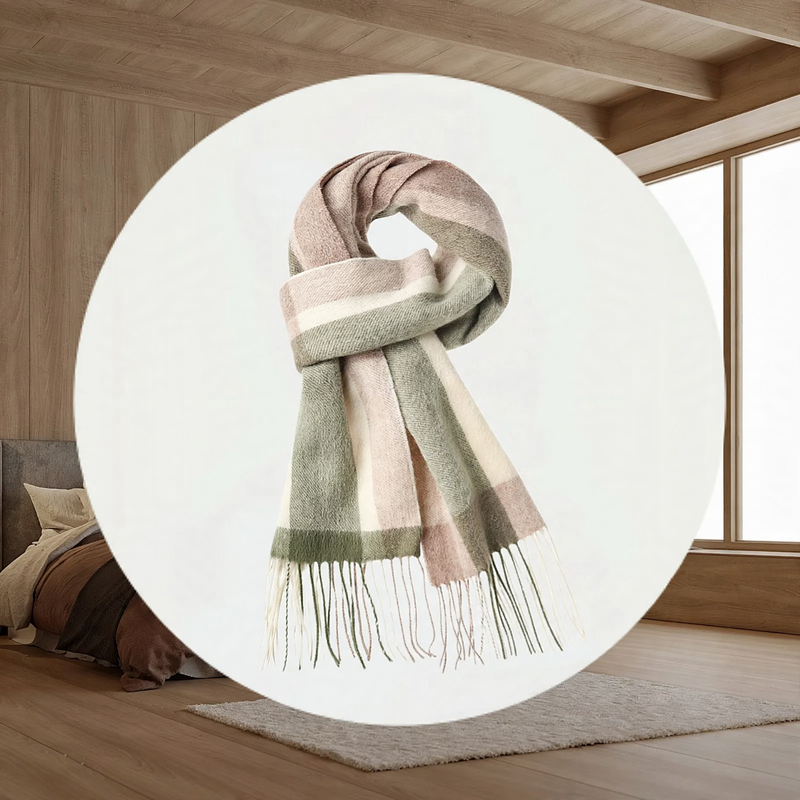 Classic wool scarf, 180x30cm