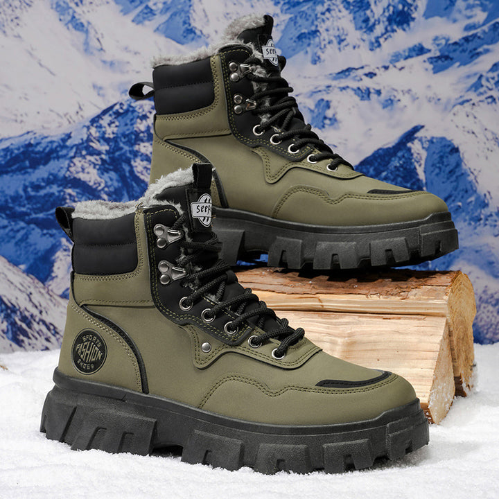 Men's winter boots, insulated, water-repellent