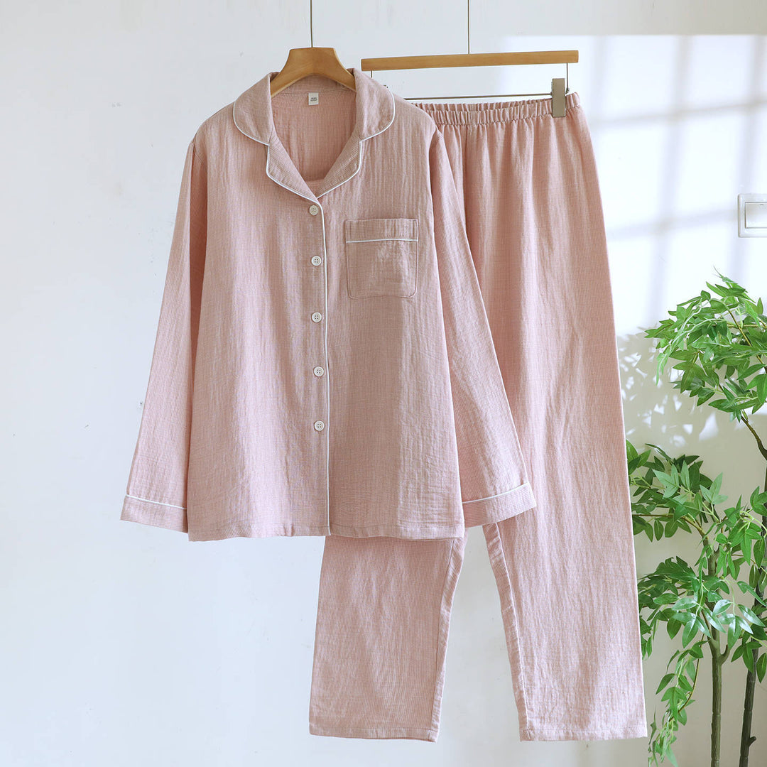Breathable Jacquard Cotton Set for Women