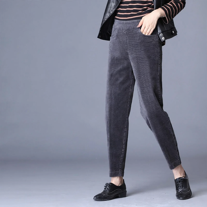 Kord-Harem pants with soft lining