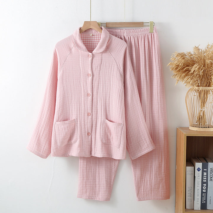 Cotton pajamas, 4-layer, for couples