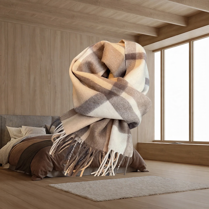 Classic wool scarf, 180x30cm