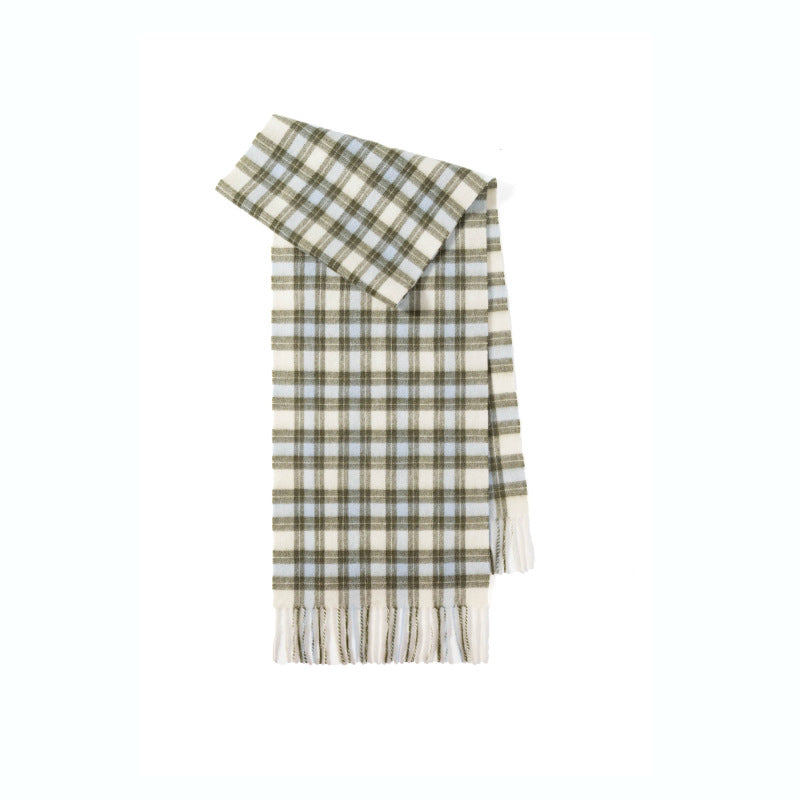 Long scarf made of 100% wool for men