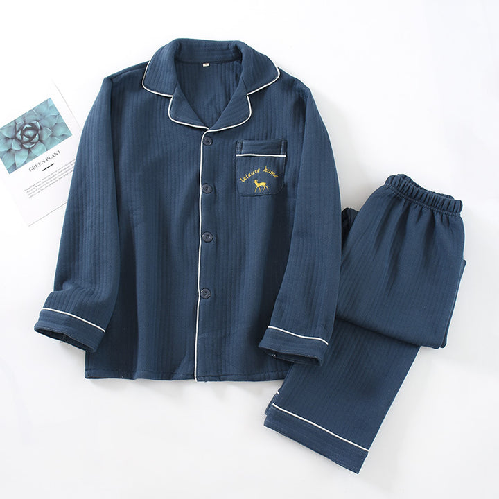Men's house suit made of air layer material