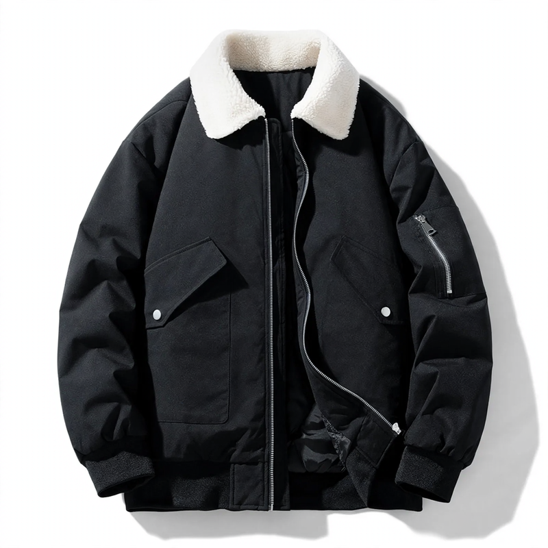 Men's Winter Jacket, lined, big sizes