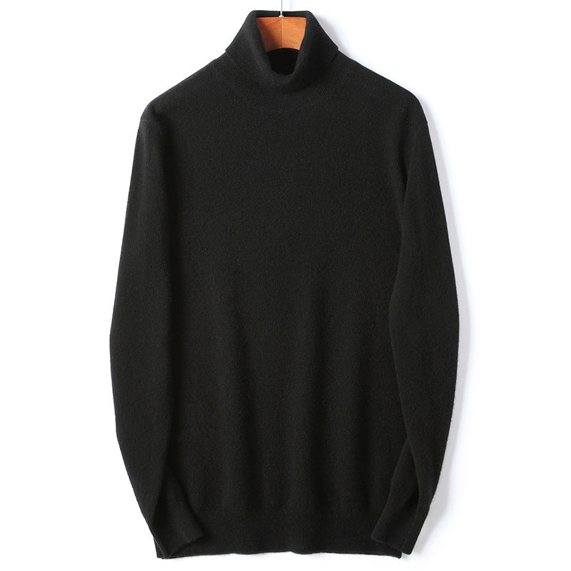Men's turtleneck sweater made of merino wool