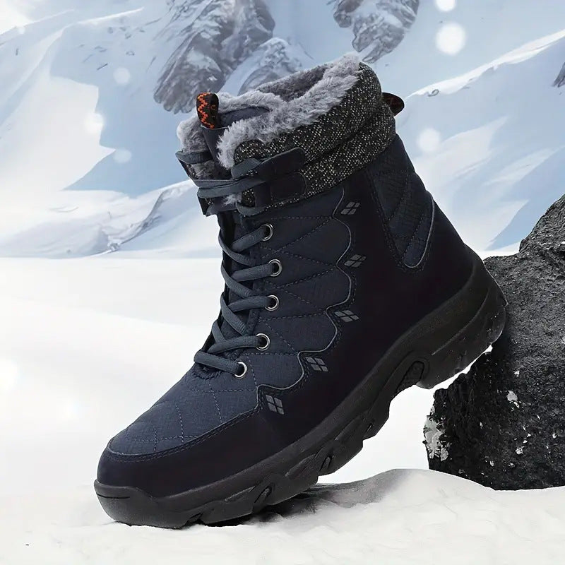 Men's winter boots with platform sole, 2026