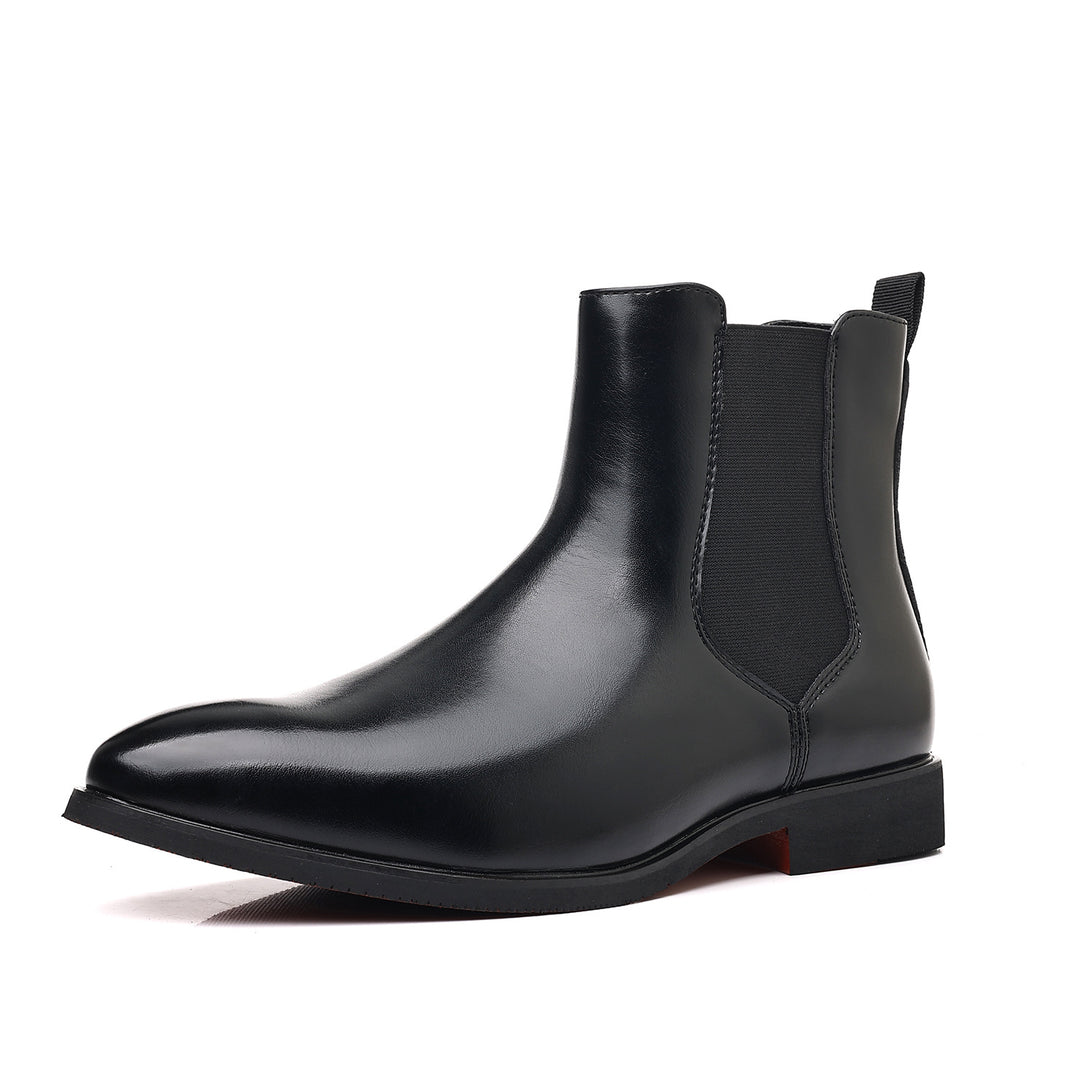 Elegant men's Chelsea boots, pointed