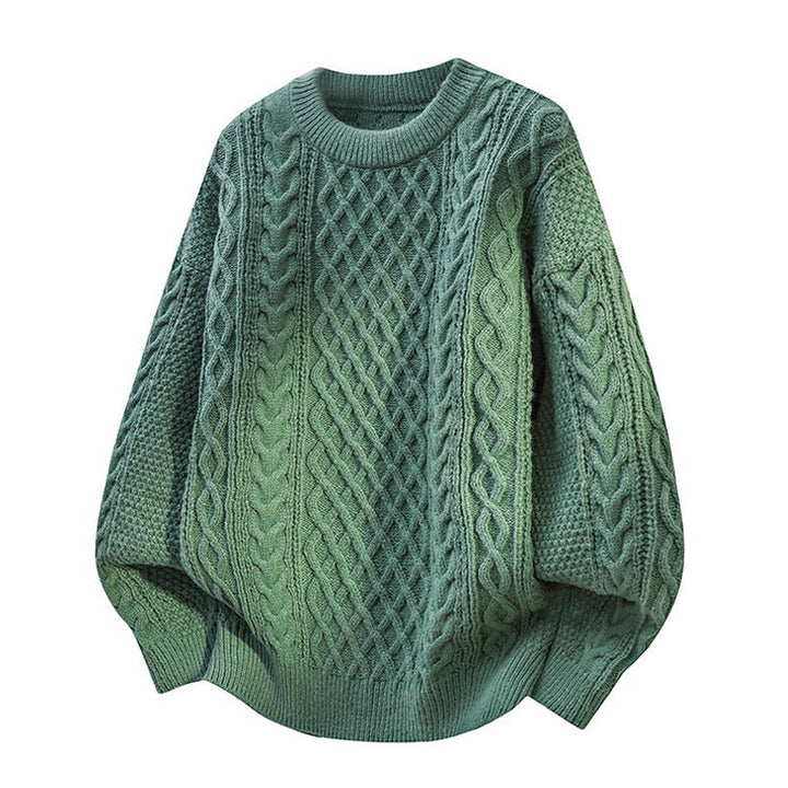 Men's cable knit sweater