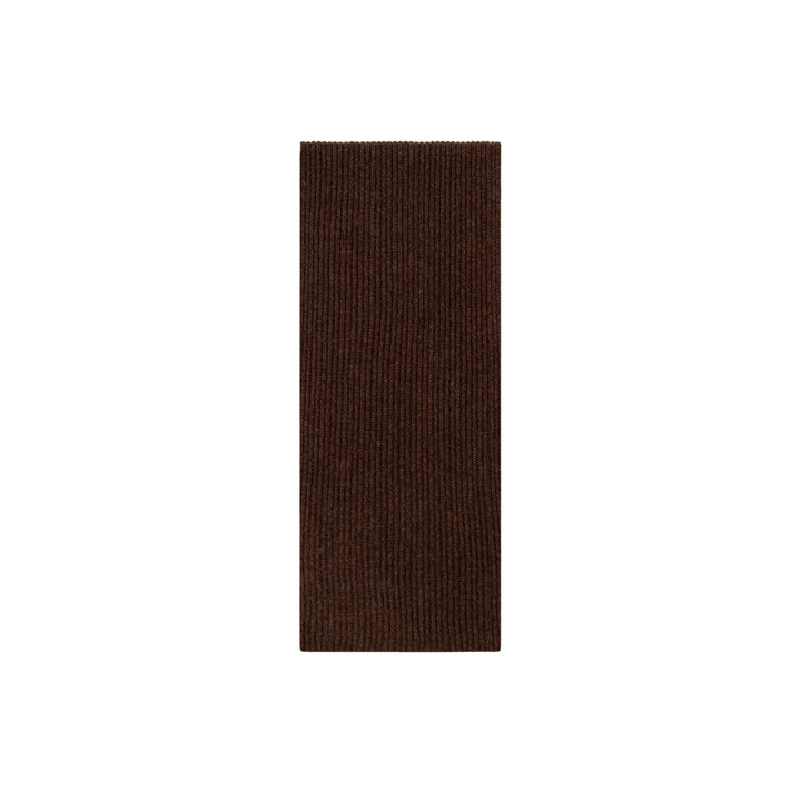 Wool scarf with cashmere content