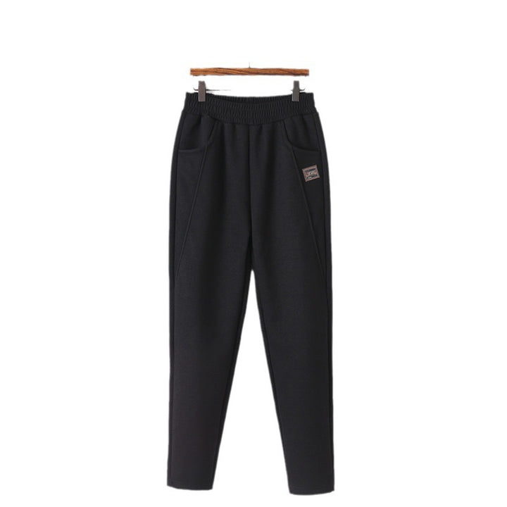 Women's corduroy pants, harem cut, lined