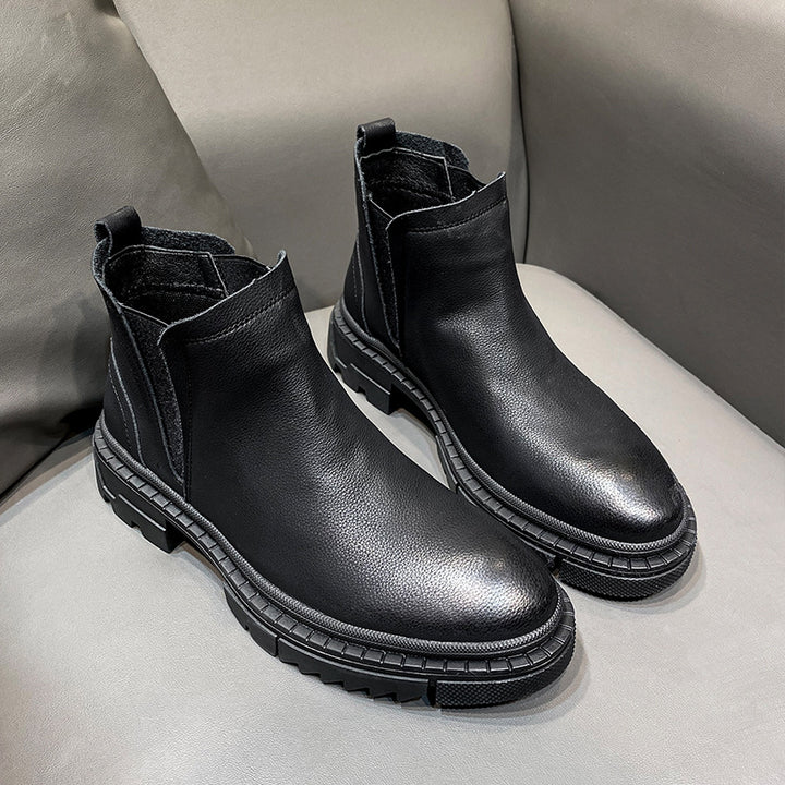 Men's Chelsea boots, lined, S52