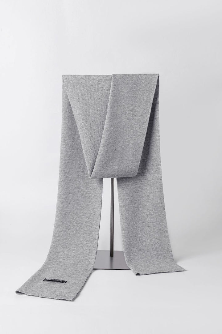 Men's Knit Scarf, 195x28cm