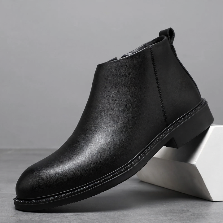 Men's Chelsea boots, PU leather, non-slip, lined