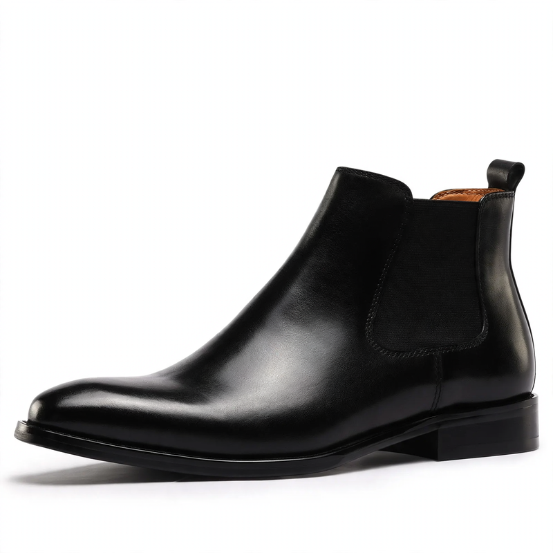 Chelsea boots for men made of genuine leather