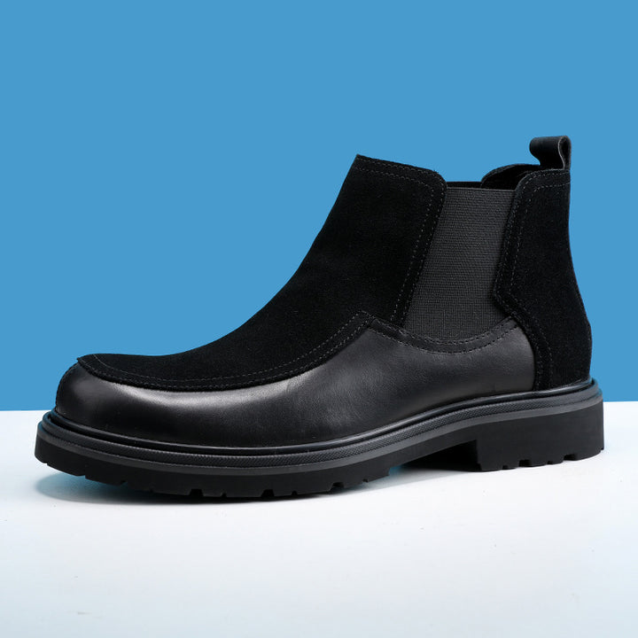 Men's Chelsea boots, lined, classic design