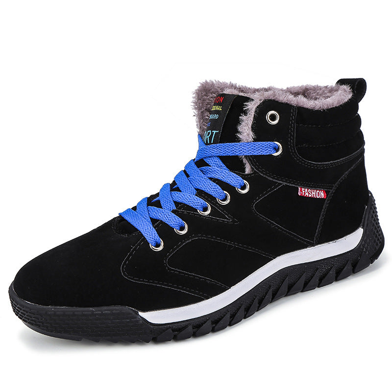 Men's winter boots, insulated, large sizes