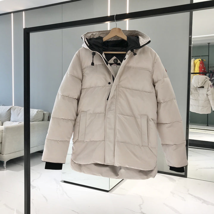 Winter down jacket for women and men, warm lined