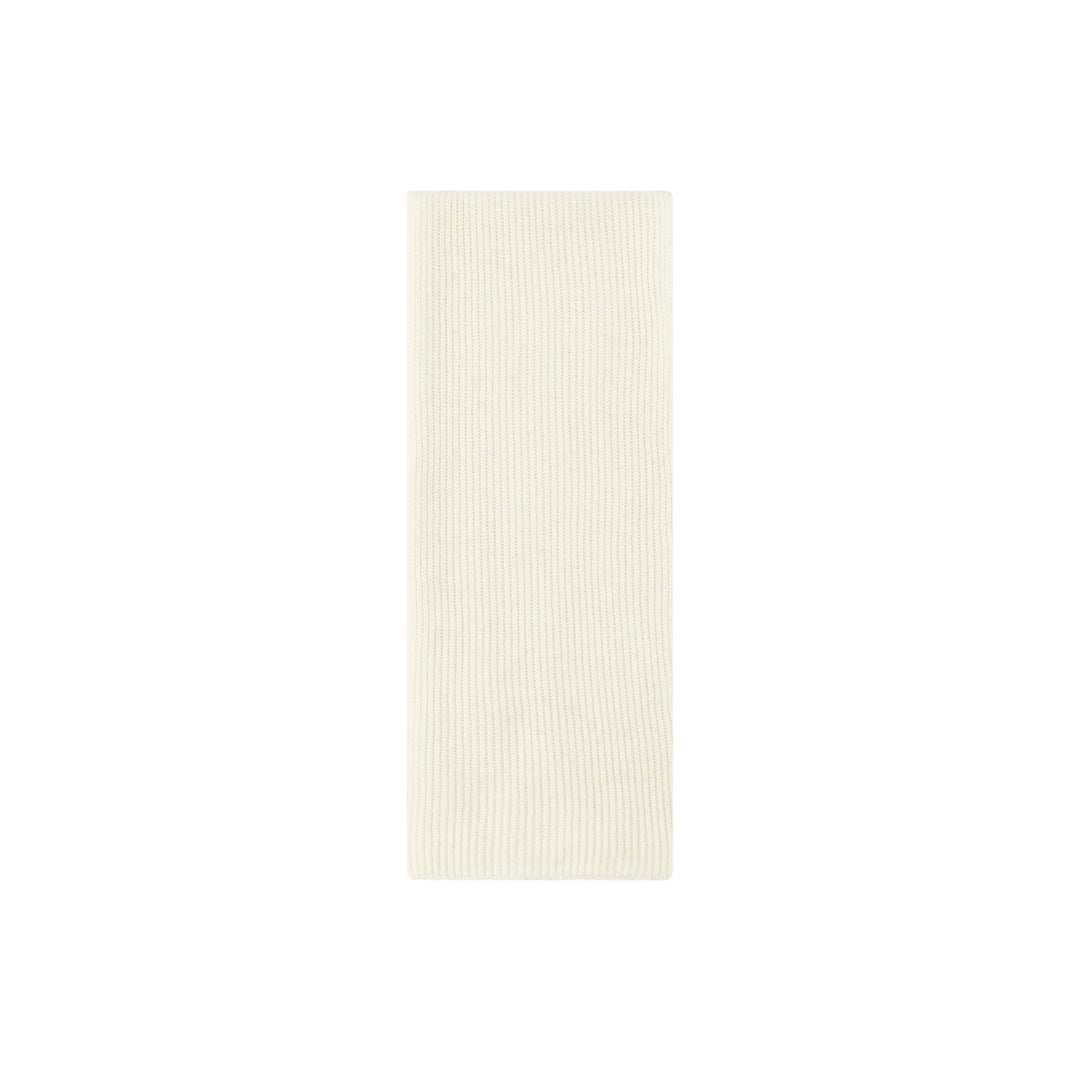 Wool scarf with cashmere content