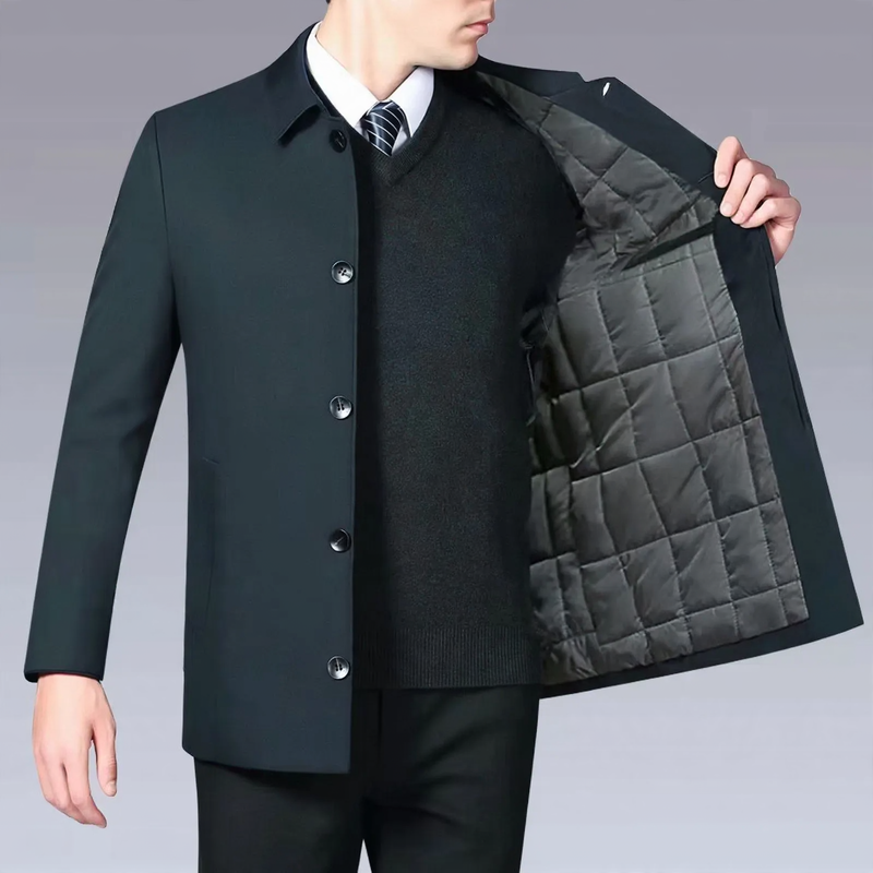 Men's Business Jacket, padded, notch collar