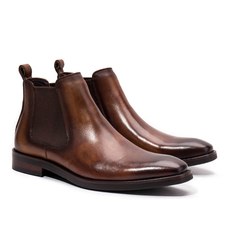 Men's Chelsea boots made of cowhide