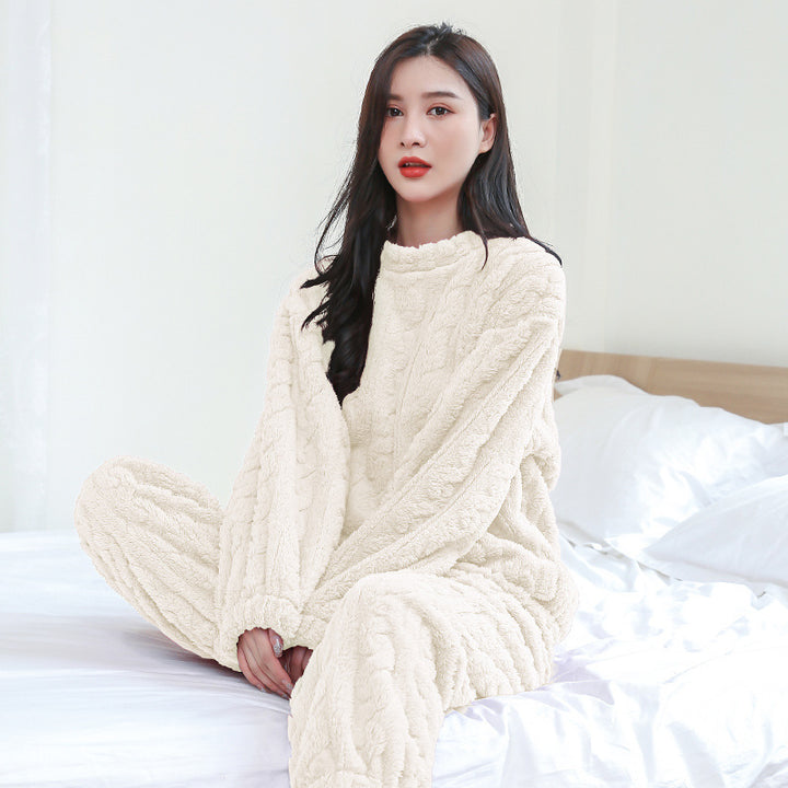 Unisex house suit, lined, warm winter set