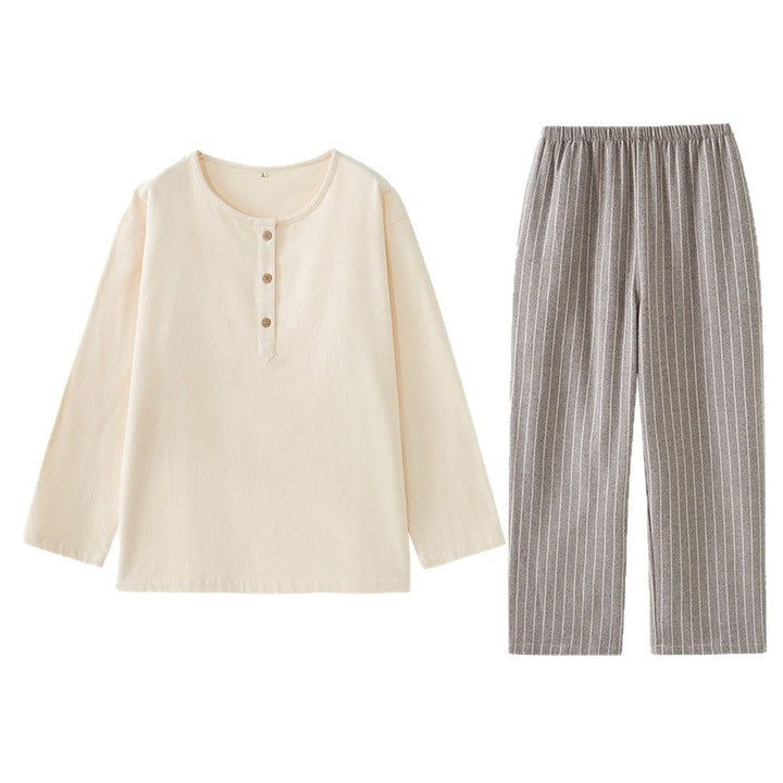 Winter Pajama Set made of brushed cotton for couples