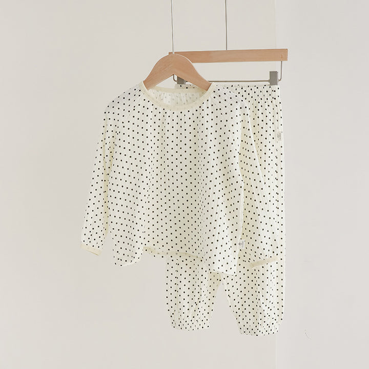 Children's house suit, cotton muslin, long-sleeved