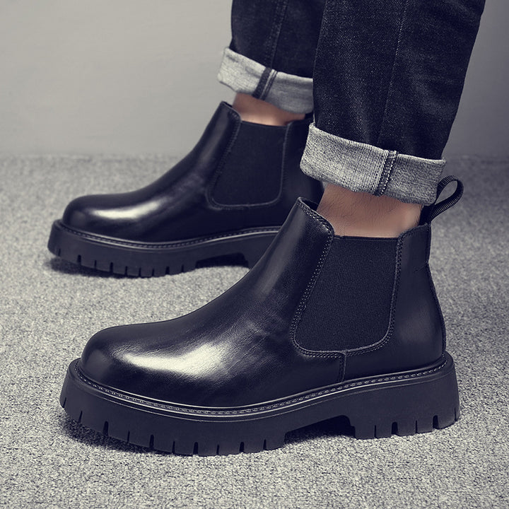 Men's Chelsea Boots, elegant leather ankle boots
